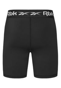 Reebok Szorty sportowe RK25600CCM Czarny Slim Fit. Kolor: czarny. Materiał: syntetyk #3