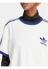 Adidas - adidas T-Shirt 3-Stripes IT9842 Biały Loose Fit. Kolor: biały. Materiał: bawełna #6