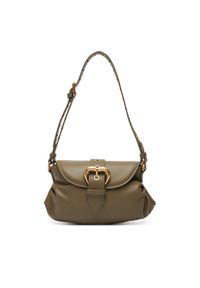 Pinko - PINKO Torebka Jolene Shoulder Mini PE 25 PLTT 102802 A270 Zielony. Kolor: zielony. Materiał: skórzane