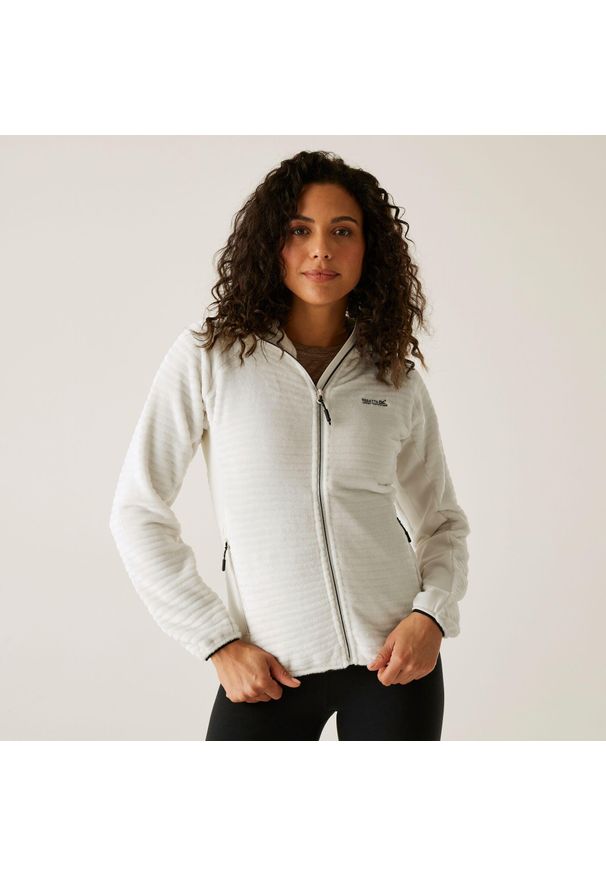 Regatta - Endra Damski polar turystyczny. Kolor: biały. Materiał: polar. Sport: turystyka piesza