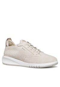 Geox Sneakersy D Aerantis D02HNA 00022 C5322 Beżowy. Kolor: beżowy. Materiał: zamsz, skóra #4