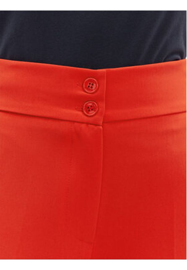 Maryley Spodnie materiałowe 24EB680/43FI Czerwony Regular Fit. Kolor: czerwony. Materiał: syntetyk