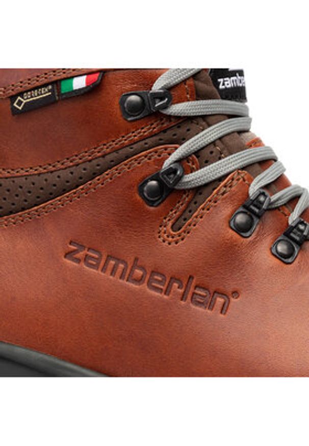 Zamberlan Trekkingi 1996 Vioz Lux Gtx Rr GORE-TEX Brązowy. Kolor: brązowy. Materiał: skóra. Technologia: Gore-Tex. Sport: turystyka piesza