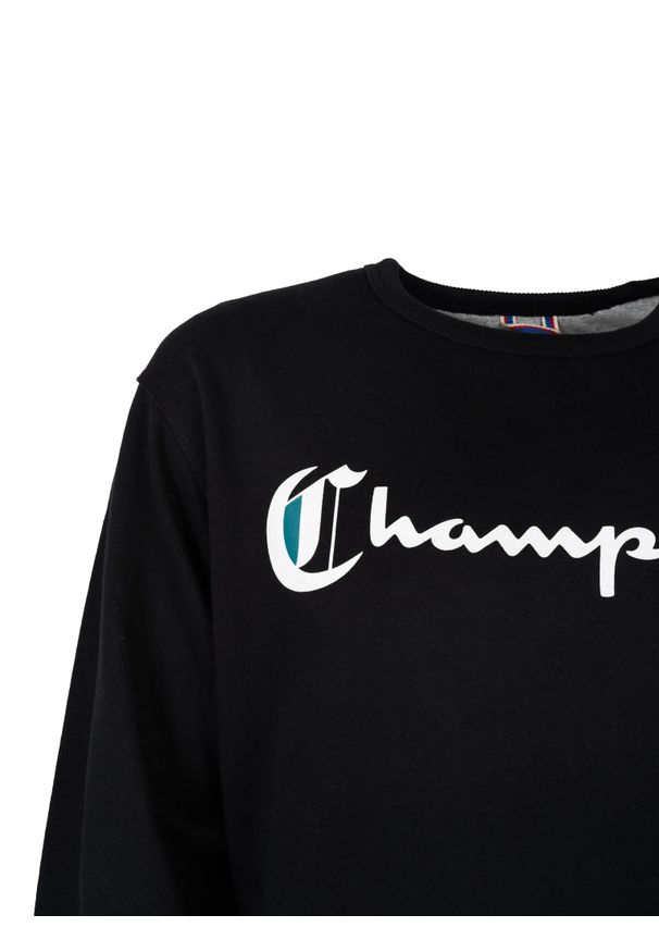 Champion Bluza "C-Neck" | HBGF88H586NJA | Mężczyzna | Czarny. Okazja: na co dzień. Kolor: czarny. Materiał: poliester, bawełna. Styl: casual