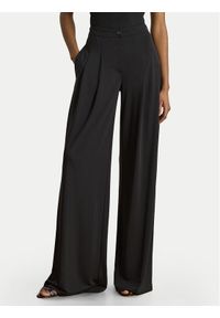 Lauren Ralph Lauren - LAUREN RALPH LAUREN Spodnie materiałowe Chabrell 200980217001 Czarny Wide Leg. Kolor: czarny. Materiał: syntetyk #1