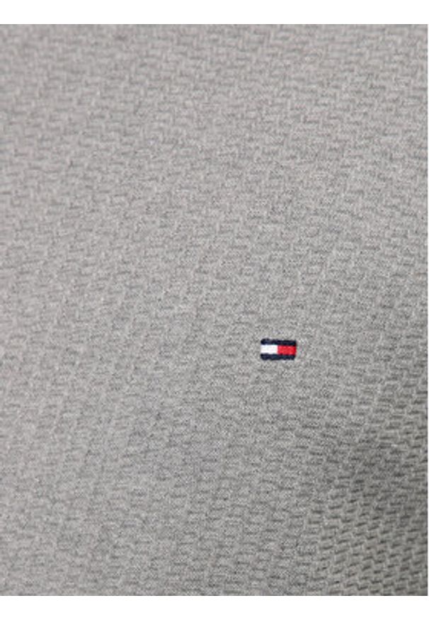 TOMMY HILFIGER - Tommy Hilfiger Golf MW0MW33453 Szary Regular Fit. Typ kołnierza: golf. Kolor: szary. Materiał: bawełna
