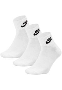 Nike - Skarpety Za Kostkę Unisex Adult Everyday Essential (zestaw 3 Sztuk). Kolor: biały. Sport: turystyka piesza