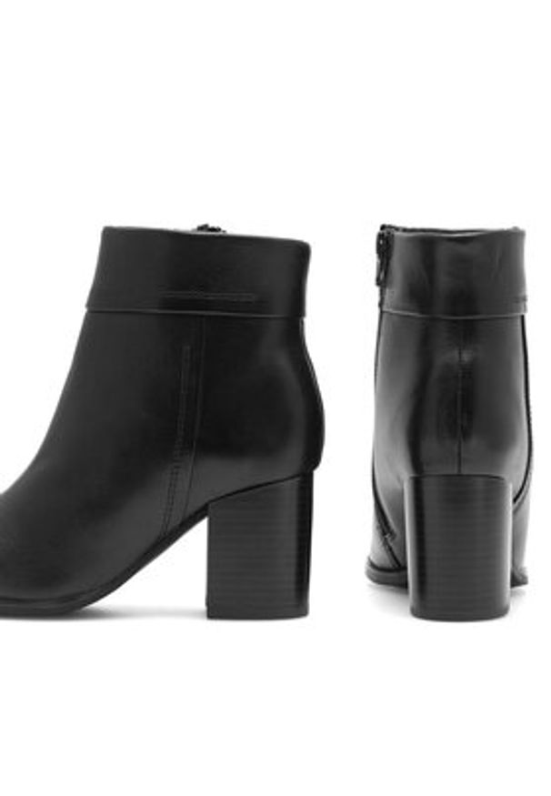 Lasocki Botki WB-GIOIA-05 Czarny. Kolor: czarny. Materiał: skóra