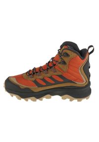 Buty trekkingowe męskie, Merrell Moab Speed Thermo Mid WP. Kolor: pomarańczowy