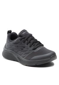 skechers - Skechers Sneakersy Quick Sprint 403769L/BBK Czarny. Kolor: czarny. Materiał: materiał. Sport: bieganie #5