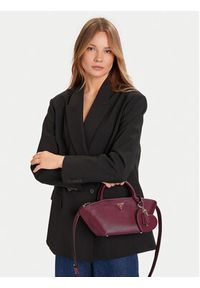 Guess Torebka Bolena Mini HWZG92 07760 Bordowy. Kolor: czerwony. Materiał: skórzane #4