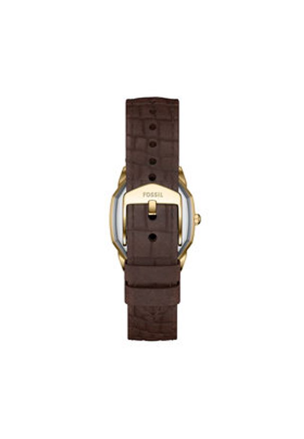 Fossil Zegarek Harlow ES5426 Brązowy. Kolor: brązowy