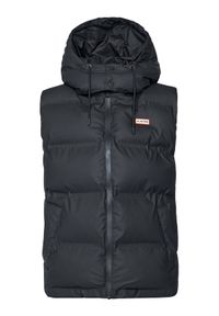 Hunter Kamizelka Alistar HARM0022252 Czarny Regular Fit. Kolor: czarny. Materiał: syntetyk