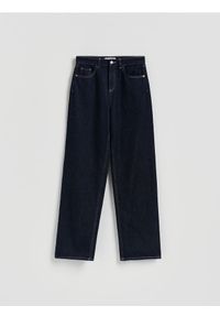 Reserved - Jeansy regular - granatowy. Kolor: niebieski