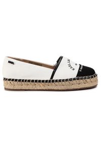 Karl Lagerfeld - KARL LAGERFELD Espadryle KL80108 Biały. Kolor: biały. Materiał: materiał #7