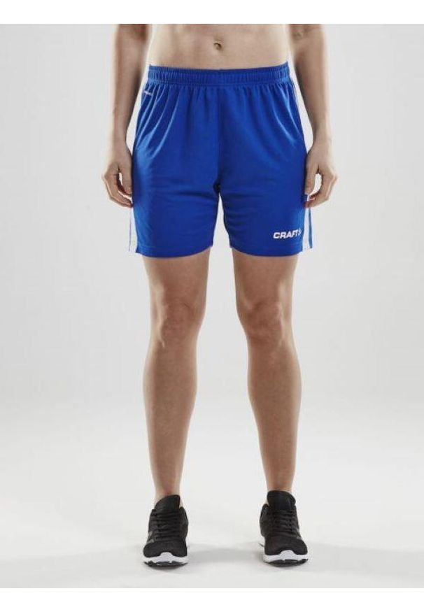 Spodnie treningowe damskie Craft Pro Control. Kolor: niebieski. Długość: krótkie. Sport: fitness