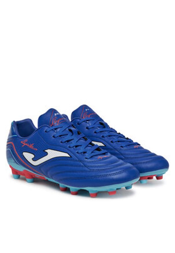 Joma Buty do piłki nożnej Aguila 2504 AGUS2504FG Niebieski. Kolor: niebieski. Materiał: skóra