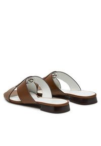 Tory Burch Klapki Miller 162574 Brązowy. Kolor: brązowy. Materiał: skóra #4