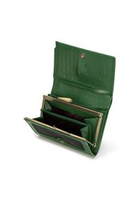 Wittchen - Damski portfel skórzany klasyczny średni zielony. Kolor: zielony. Materiał: skóra #2