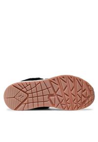 skechers - Skechers Sneakersy Uno Cozy On Air 310518L/BKRG Czarny. Kolor: czarny. Materiał: materiał
