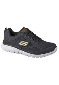 skechers - Buty do chodzenia męskie, Skechers Burns Agoura. Kolor: brązowy, wielokolorowy, niebieski, szary. Materiał: materiał, syntetyk, tkanina. Sport: turystyka piesza