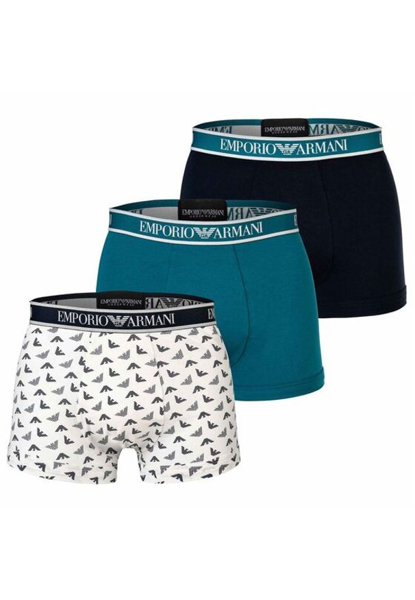 Emporio Armani Underwear Komplet 3 par bokserek EM000370 AF10779 MB092 Kolorowy. Materiał: bawełna. Wzór: kolorowy