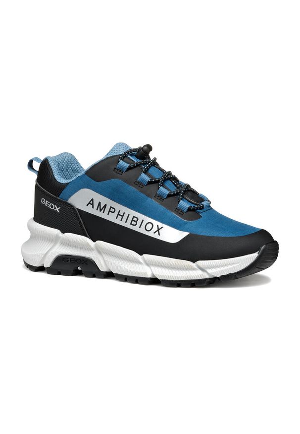 Buty juniorskie Geox Flexyper Plus. Kolor: pomarańczowy, wielokolorowy, niebieski