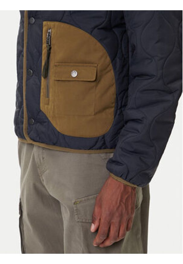 Aeronautica Militare Kurtka przejściowa 252AB3009UCT04211 Granatowy Regular Fit. Kolor: niebieski. Materiał: syntetyk