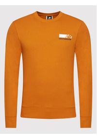 New Balance Bluza Crew MT13906 Pomarańczowy Regular Fit. Kolor: pomarańczowy. Materiał: bawełna #4