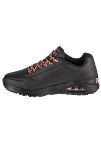 skechers - Buty sportowe Sneakersy męskie, Uno - Dr. Bombay. Kolor: czarny. Materiał: skóra. Sport: turystyka piesza