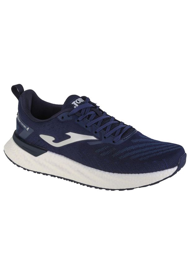 Buty do biegania męskie Joma Rviper 2223. Zapięcie: sznurówki. Kolor: niebieski. Materiał: syntetyk, tkanina, materiał. Szerokość cholewki: normalna. Sport: bieganie