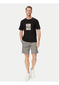 Jack & Jones T-Shirt Montauk Photo 12290890 Czarny Regular Fit. Kolor: czarny. Materiał: bawełna #2