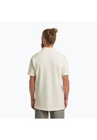 Koszulka polo męska Jack Wolfskin Essential. Typ kołnierza: polo. Kolor: beżowy