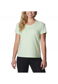 columbia - Columbia Koszulka Damska Sportowa T-Shirt Sun Trek 1940543372. Kolor: zielony
