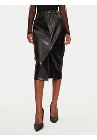 Guess Spódnica z imitacji skóry Celine W4PD1K WF8Q0 Czarny Regular Fit. Kolor: czarny. Materiał: syntetyk #1