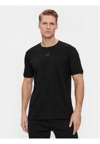 Hugo T-Shirt Diragolino_H 50505033 Czarny Regular Fit. Kolor: czarny. Materiał: bawełna #1