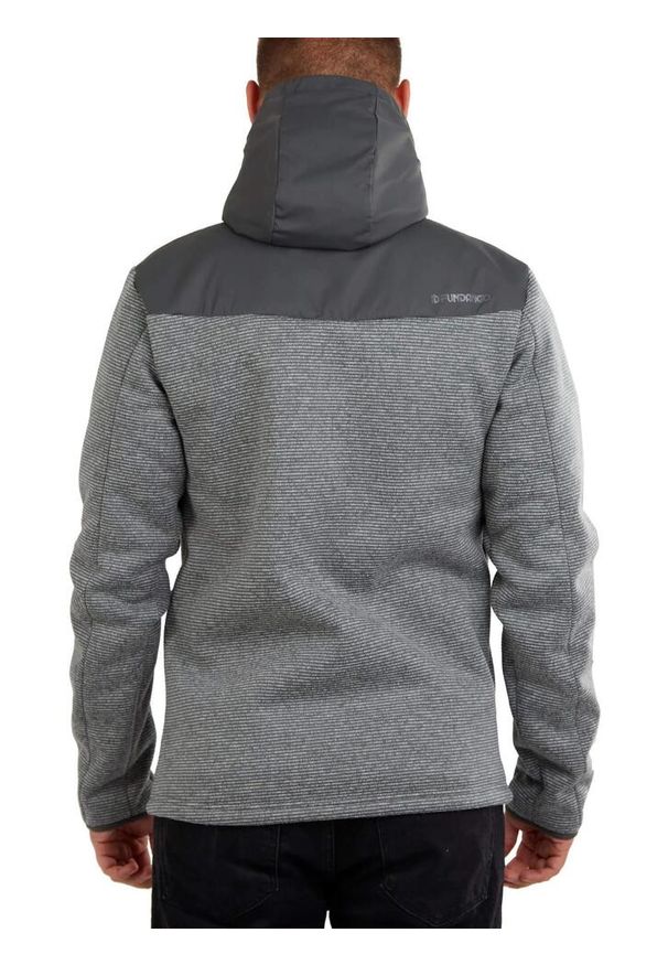 FUNDANGO - Kurtka uliczna męska Fundango Ashford Insulated Fleece. Kolor: szary. Materiał: polar. Sezon: zima