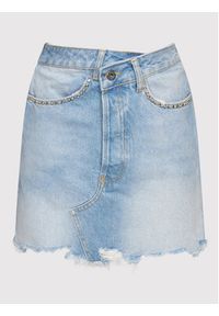 Liu Jo Spódnica jeansowa UA2114 DS494 Niebieski Slim Fit. Kolor: niebieski. Materiał: bawełna #3