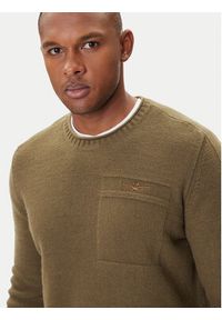 Aeronautica Militare Sweter 252MA1586UL00904 Zielony Regular Fit. Kolor: zielony. Materiał: bawełna #3