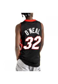 Koszulka męska do koszykówki Mitchell & Ness NBA Miami Heat Shaquille O`Neal. Kolor: czarny. Sport: koszykówka