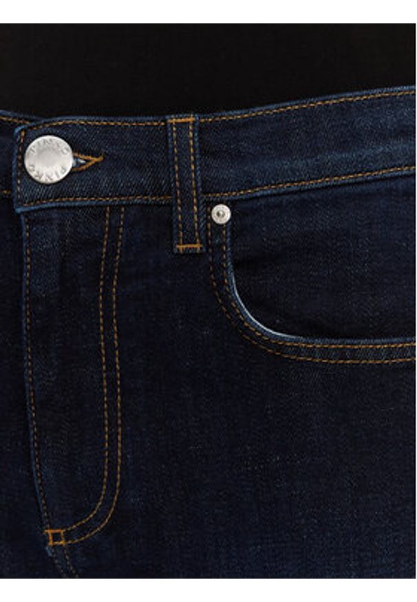Pinko - PINKO Jeansy 104608 A2DV Granatowy Skinny Fit. Kolor: niebieski