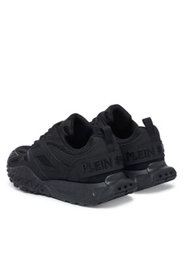 Plein Sport Sneakersy SAFS USC0933 STE003N Czarny. Kolor: czarny. Materiał: materiał