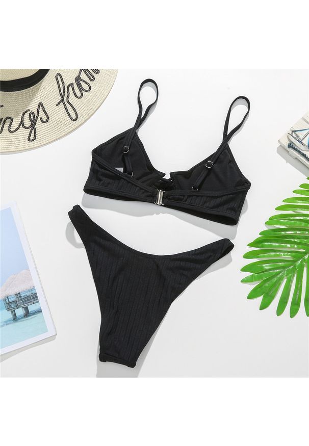 Intica - bikini push-up plażowe z regulowanymi ramiączkami Arub. Kolor: biały. Materiał: tkanina