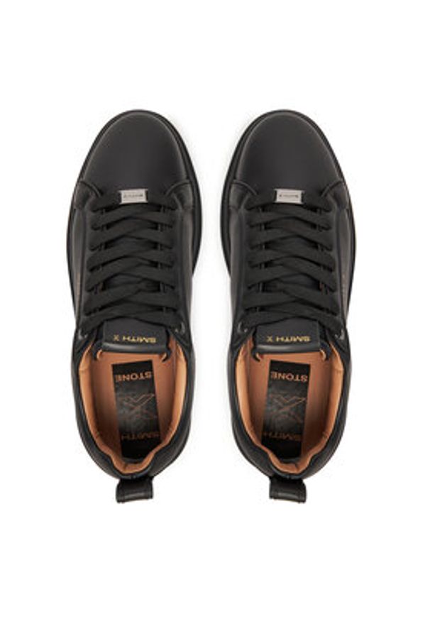 Alexander Smith Sneakersy Stone SXBCSTM-7012-TBK Czarny. Kolor: czarny. Materiał: skóra