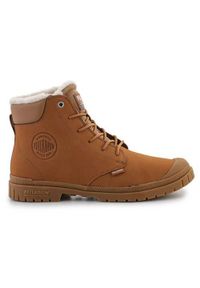 Buty do chodzenia unisex Palladium Sp20 Cuff. Zapięcie: sznurówki. Kolor: brązowy. Materiał: syntetyk, tkanina, skóra, materiał. Szerokość cholewki: normalna. Sport: turystyka piesza