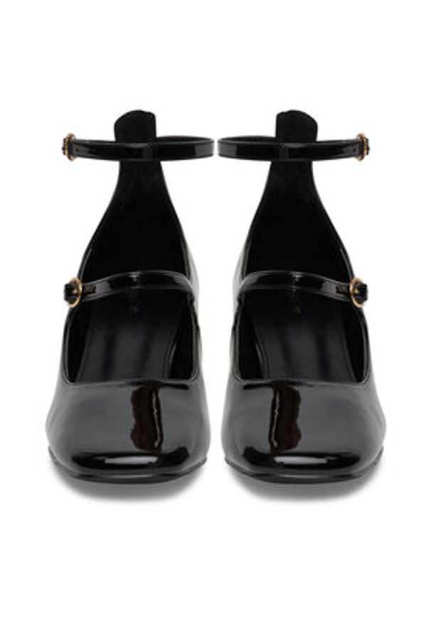 DeeZee Półbuty LWKK2026-2 Czarny. Kolor: czarny. Materiał: syntetyk, materiał