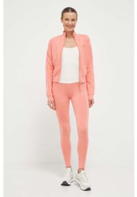 Guess bluza damska kolor pomarańczowy gładka. Okazja: na co dzień. Kolor: pomarańczowy. Materiał: materiał, wiskoza. Wzór: gładki. Styl: casual #2