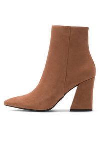 Nine West Botki SATI 13196A Brązowy. Kolor: brązowy. Materiał: materiał #4