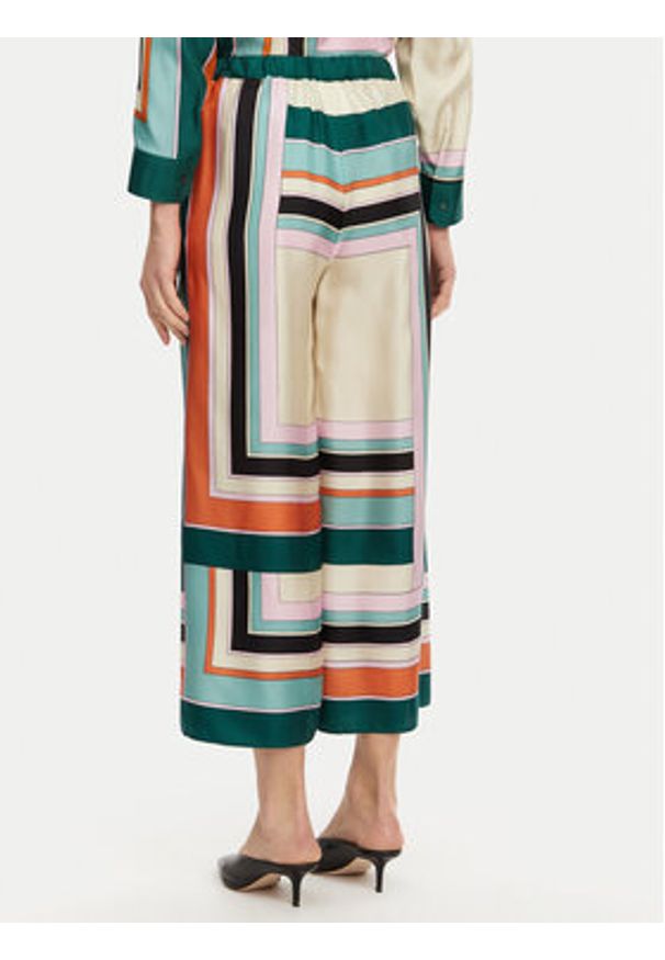 Weekend Max Mara Spodnie materiałowe Ottavo 2515131051 Kolorowy Wide Leg. Materiał: jedwab. Wzór: kolorowy
