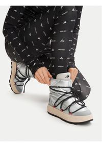 Adidas - adidas Śniegowce Moon Boot Ace JQ7849 Srebrny. Kolor: srebrny. Materiał: materiał #1